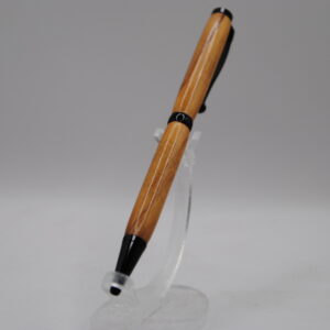 stylos à bille en bois d'olivier finition noir